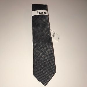 Bar III Men’s Tie Black Gray